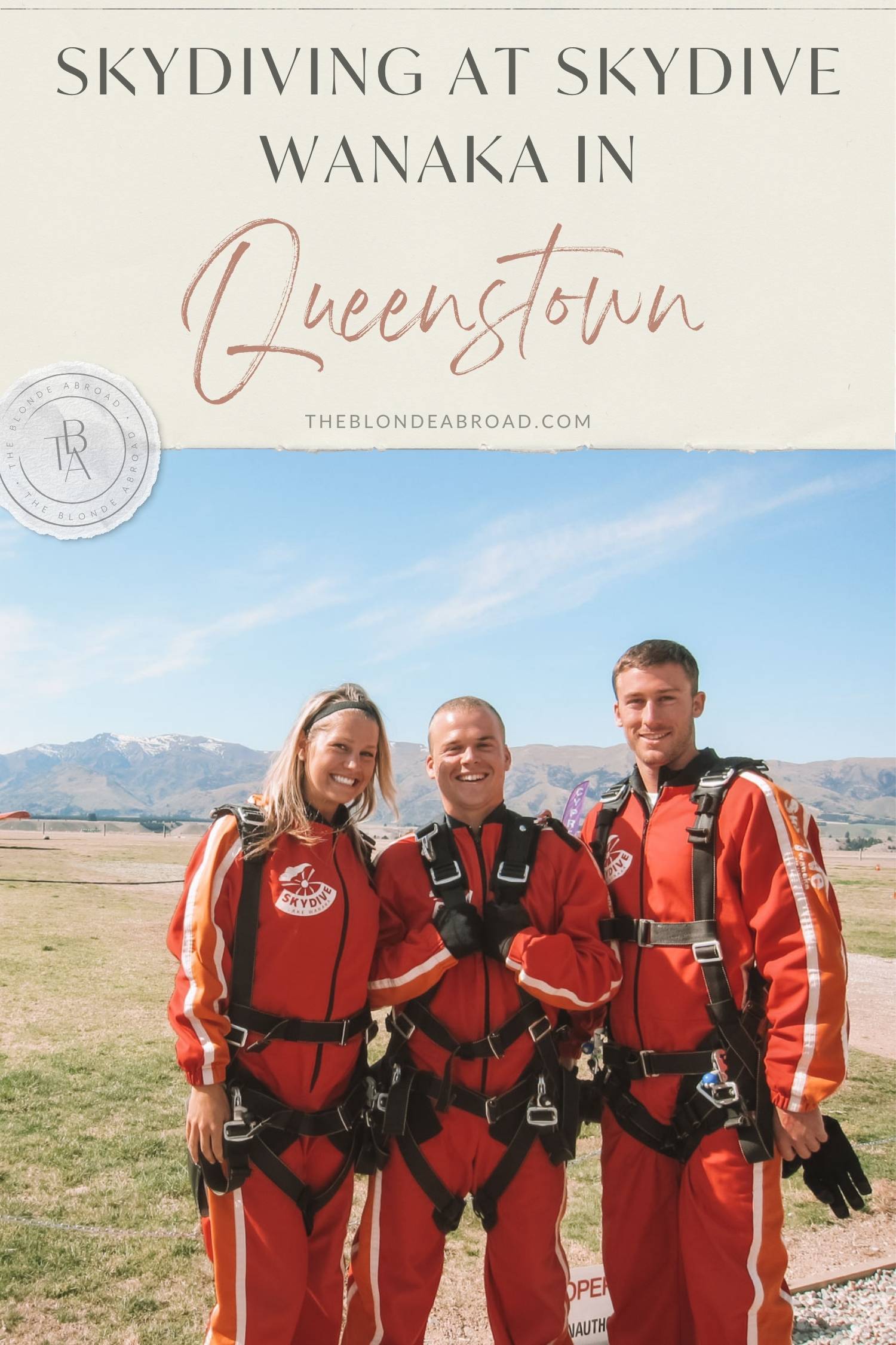 Skydiving at Skydive Wanaka in Queenstown, New Zealand