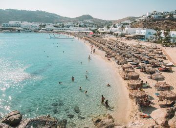 Beach in Mykonos