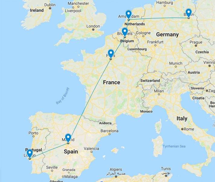 Itinerary for Traveling Europe by Train • The Blonde Abroad