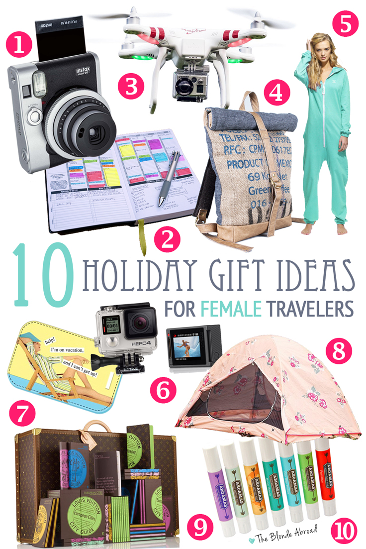 Holiday Gift Ideas for Female Travelers