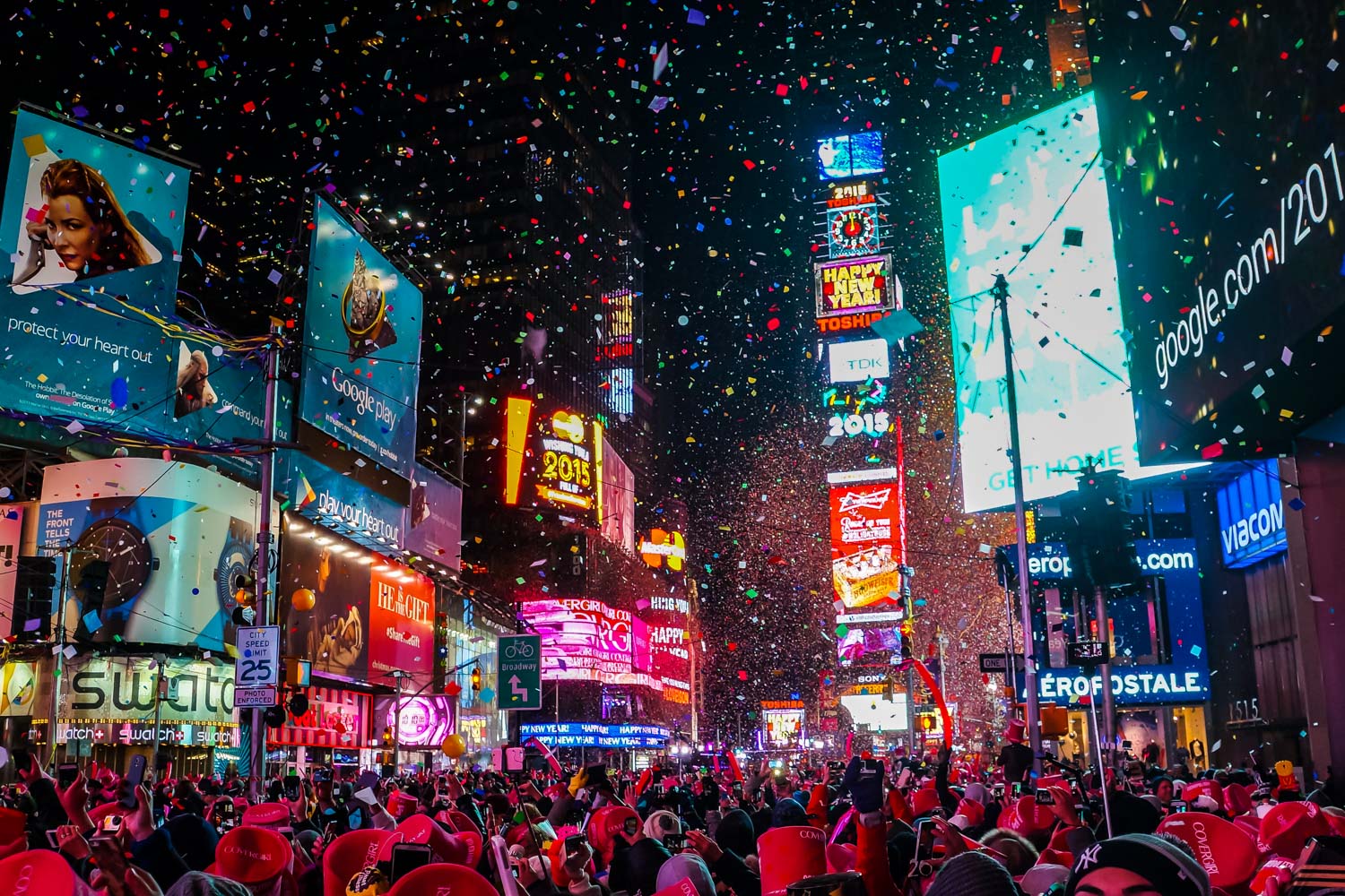 New York Times Square New Years Eve