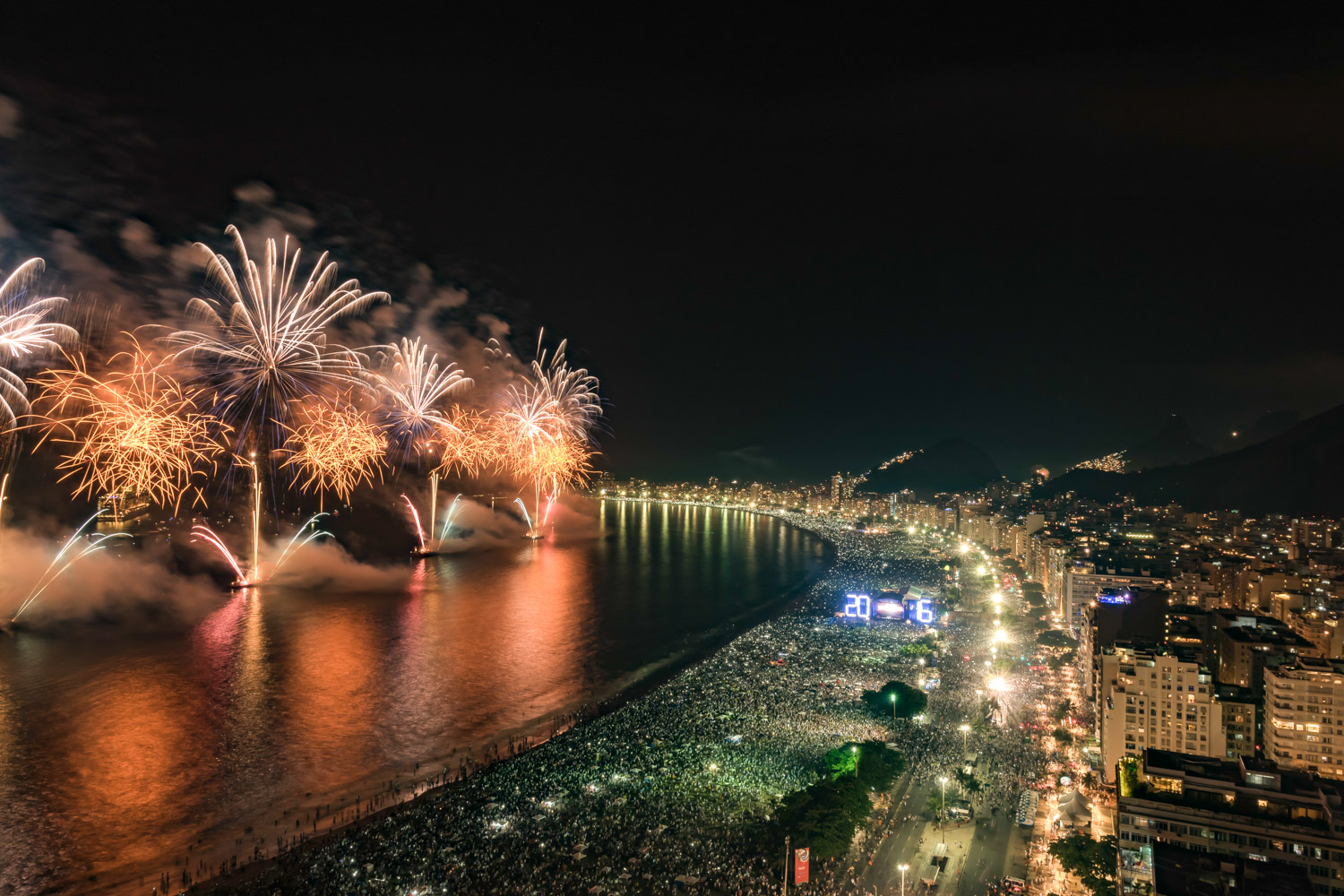 Rio Copacabana Beach New Years