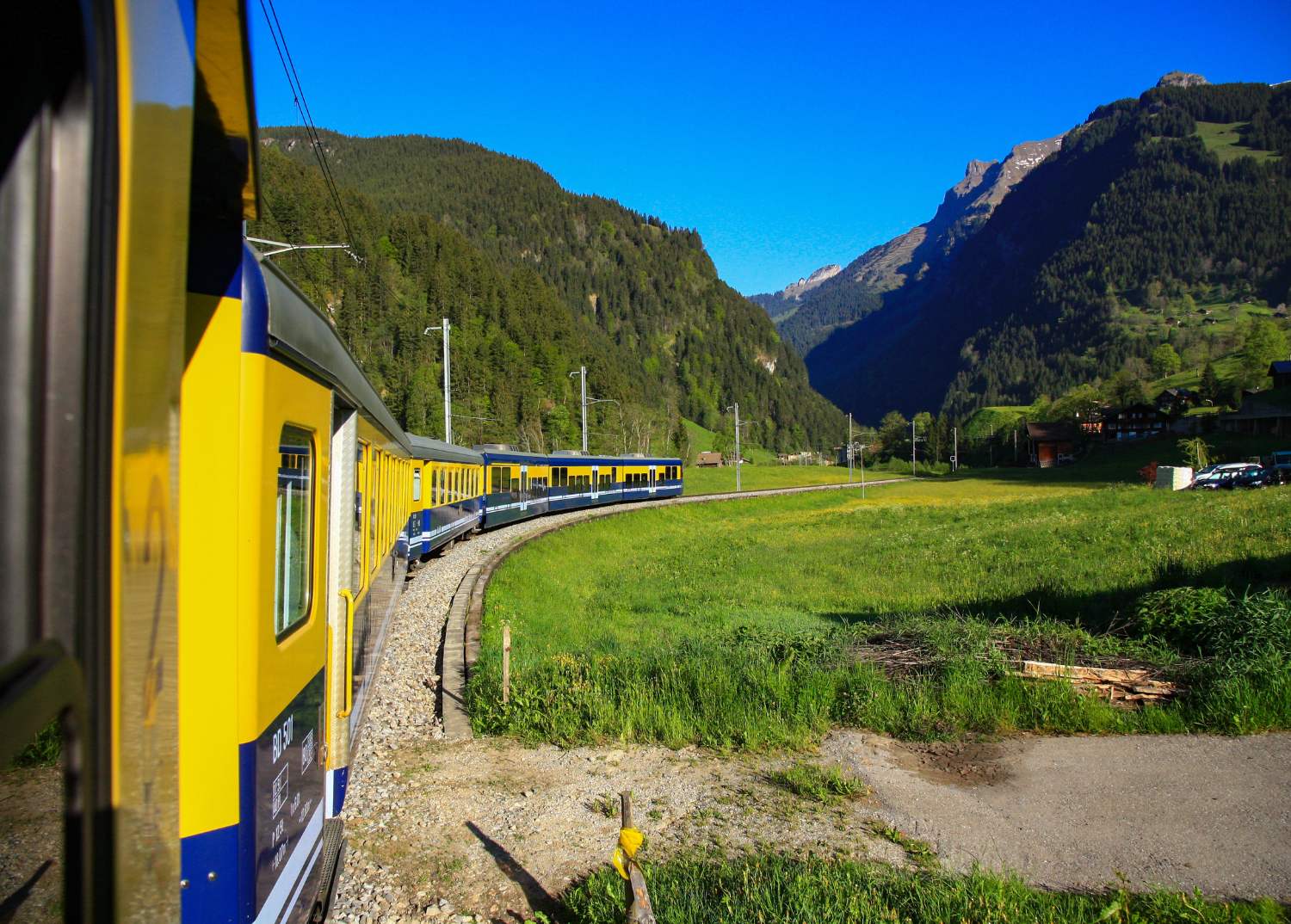 Eurail Train in Switzerland