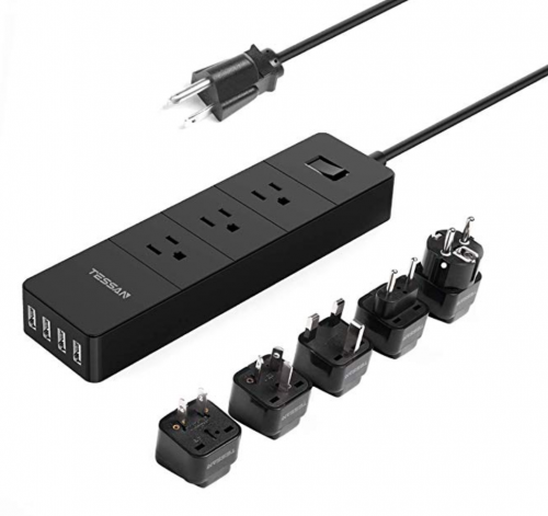 Travel Power Strip with USB