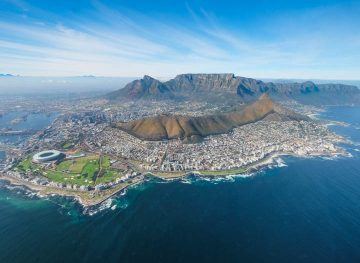 Aerial View Cape Town
