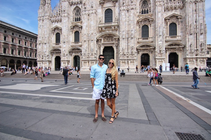 Couples in Milan