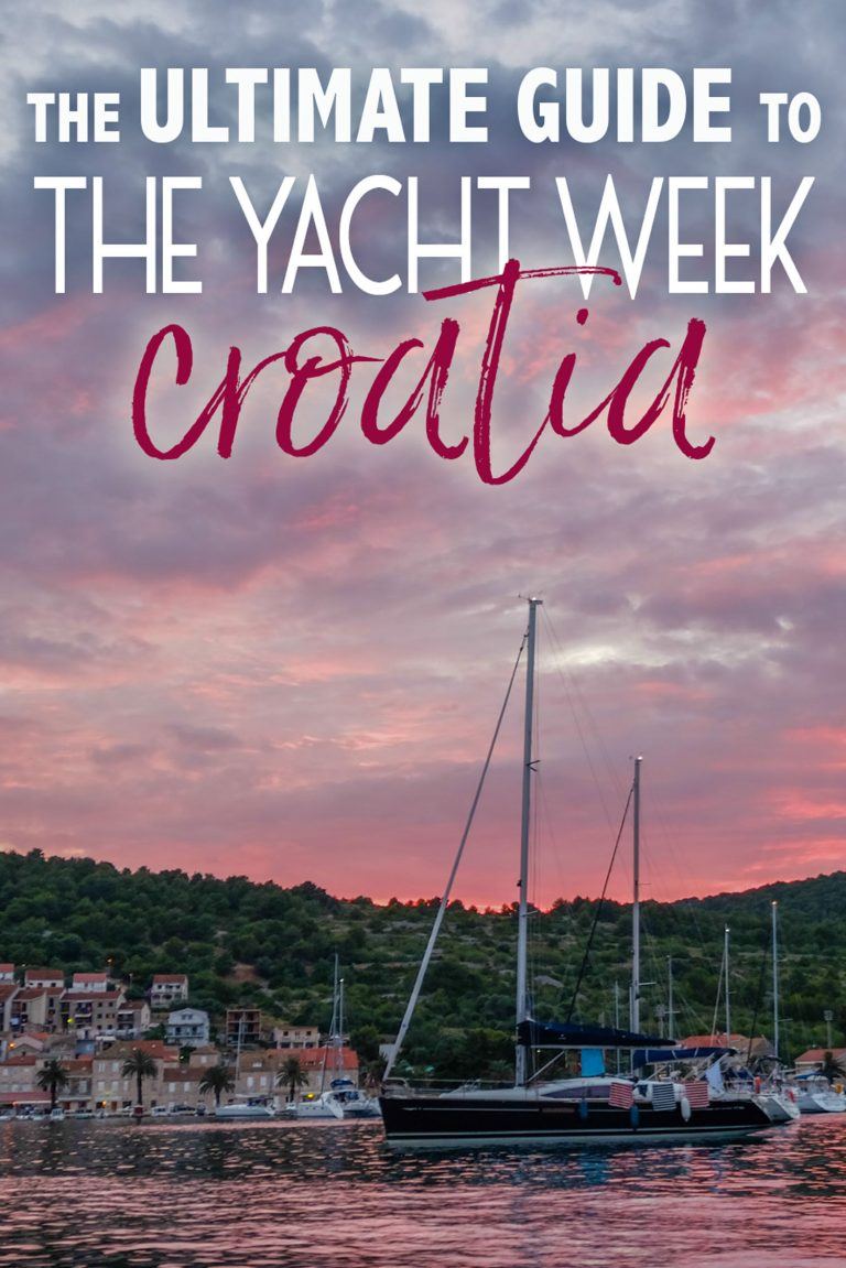 croatia yacht week route