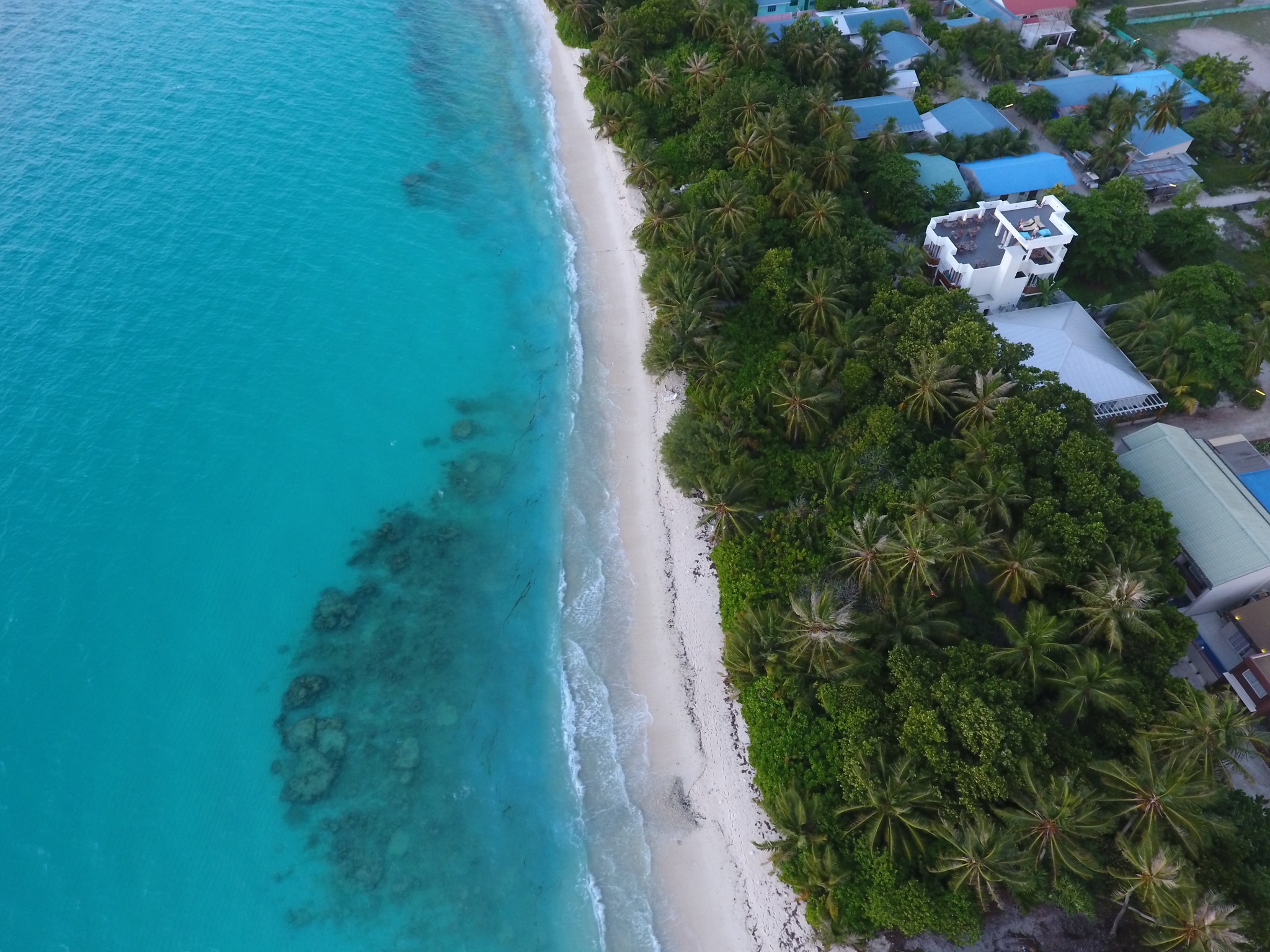 Dhigurah Beach Drone