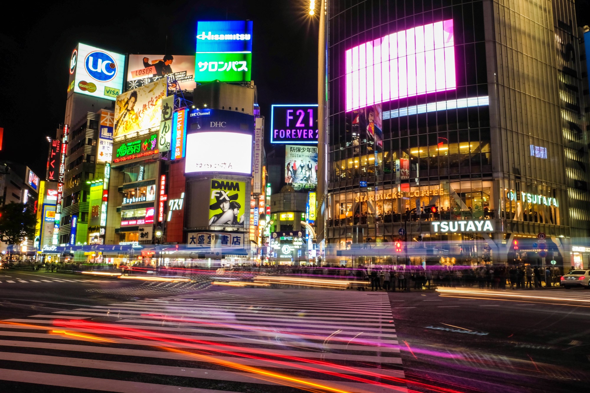 Shibuya Crossing in Tokyo