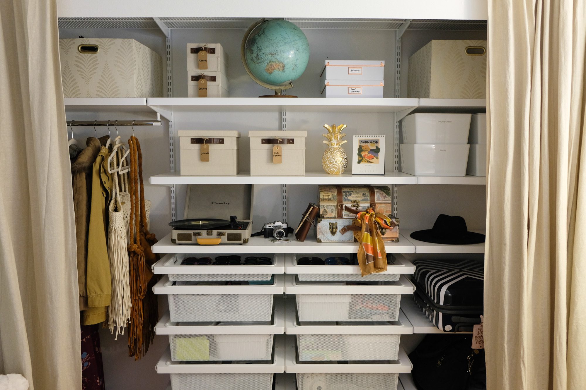 New efla closet from The Container Store