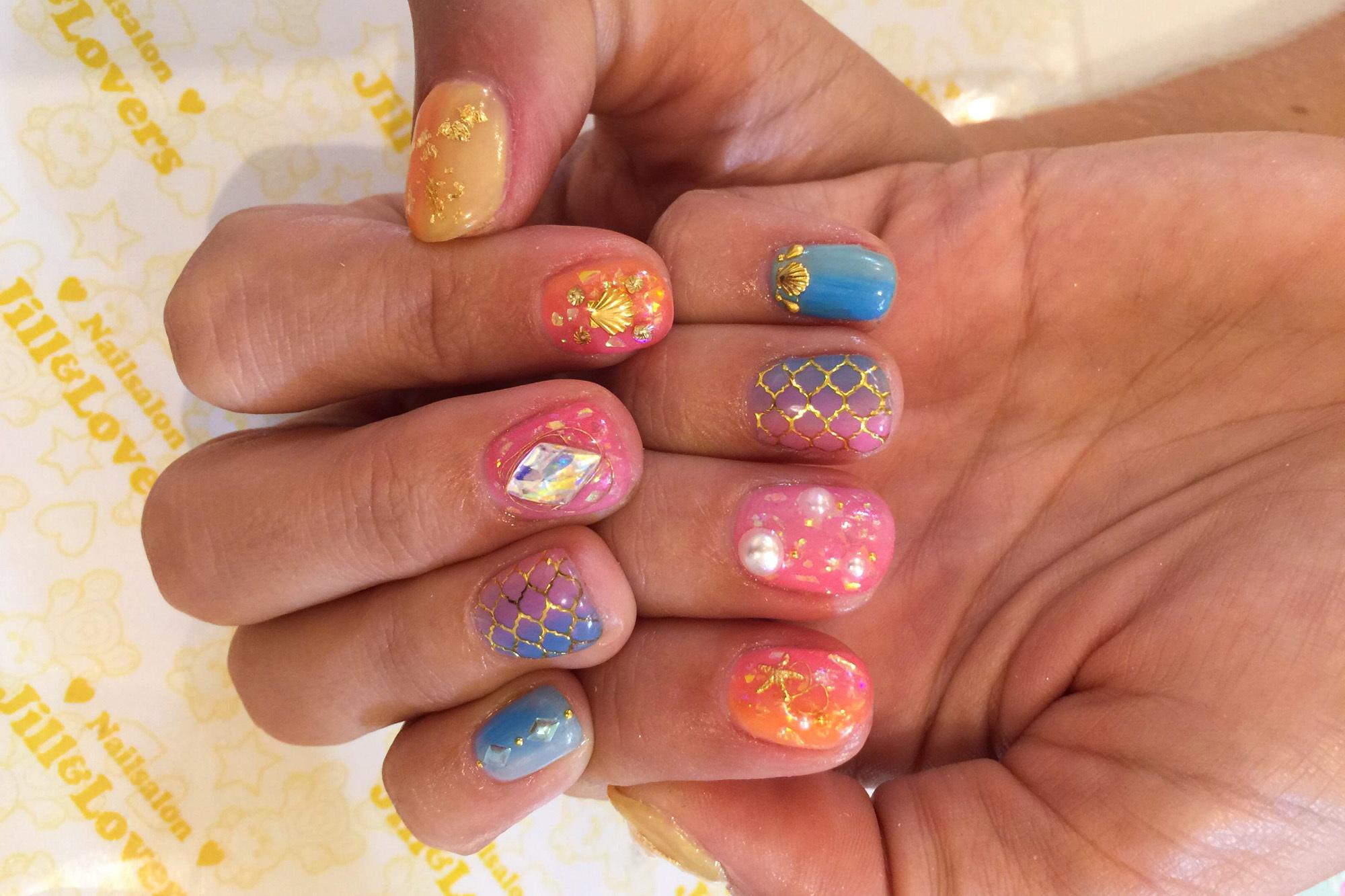 Jill & Lovers Mermaid Nails in Tokyo