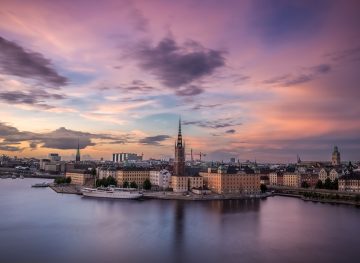 stockholm sunset