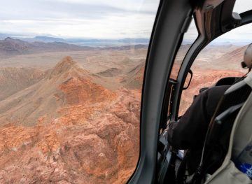 Helicopter over the Grand Canyon