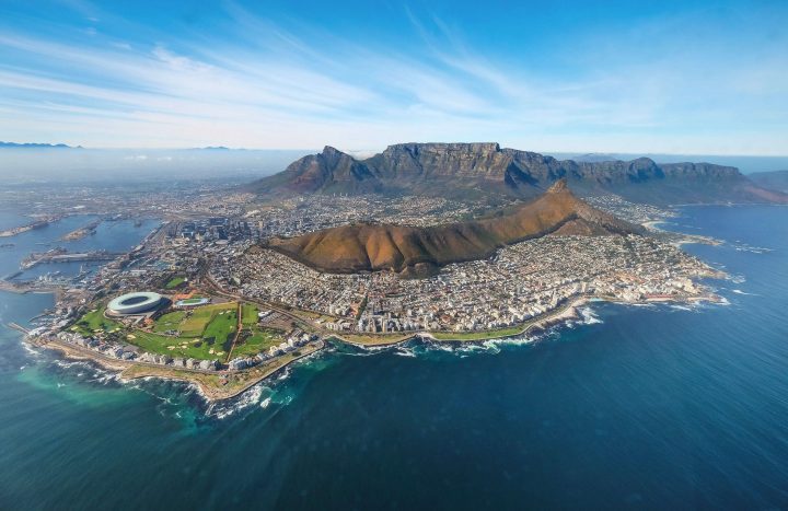 Aerial View of Cape Town