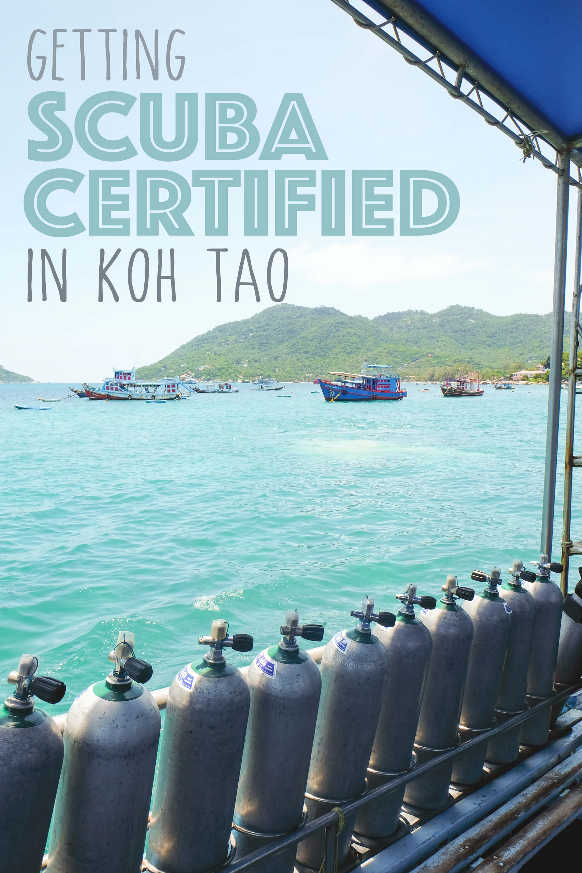 Getting Scuba Certified In Koh Tao With Roctopus Dive The Blonde Abroad