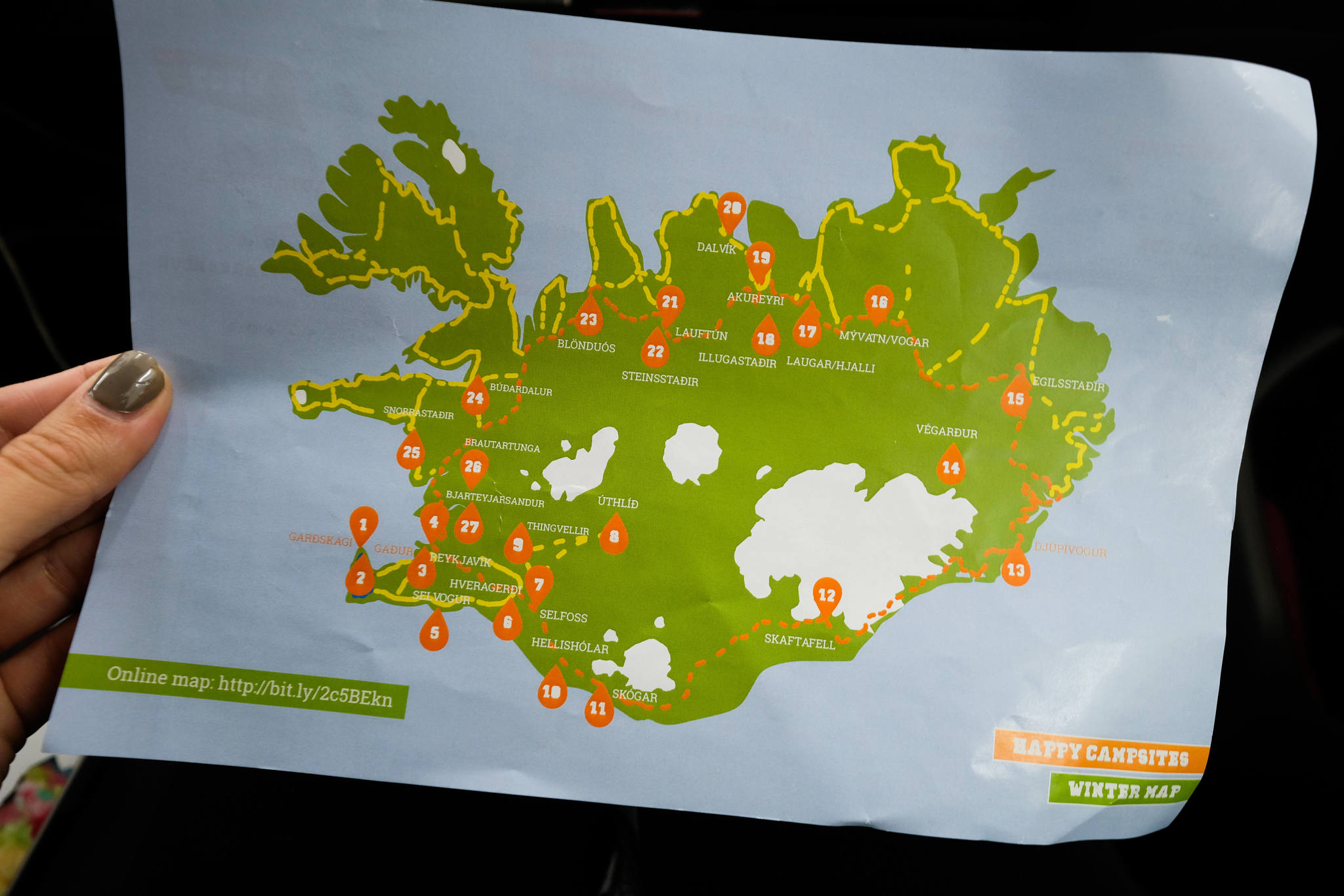 Mapa da Estrada do Anel