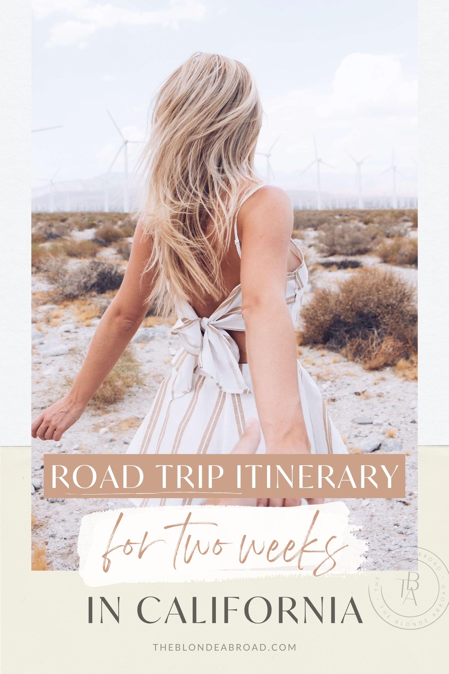 Road Trip Itinerary for 2 Weeks in California