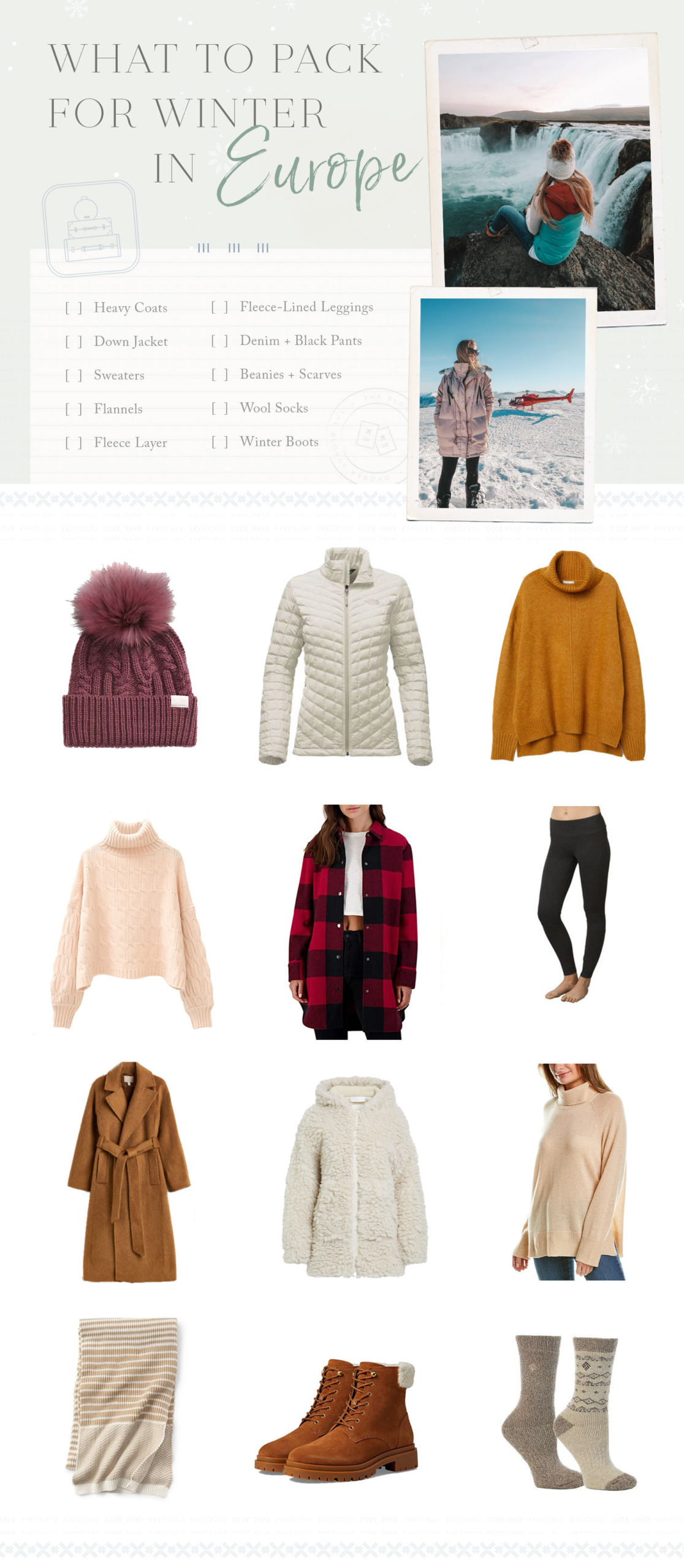 What to Pack for Winter in Europe • The Blonde Abroad