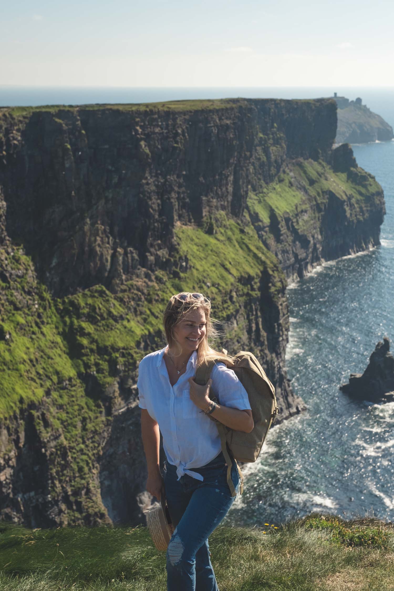 blonde fille Europe Irlande tenue d'été