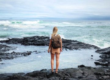 girl in galapagos