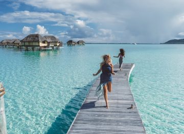 Dock in French Polynesia