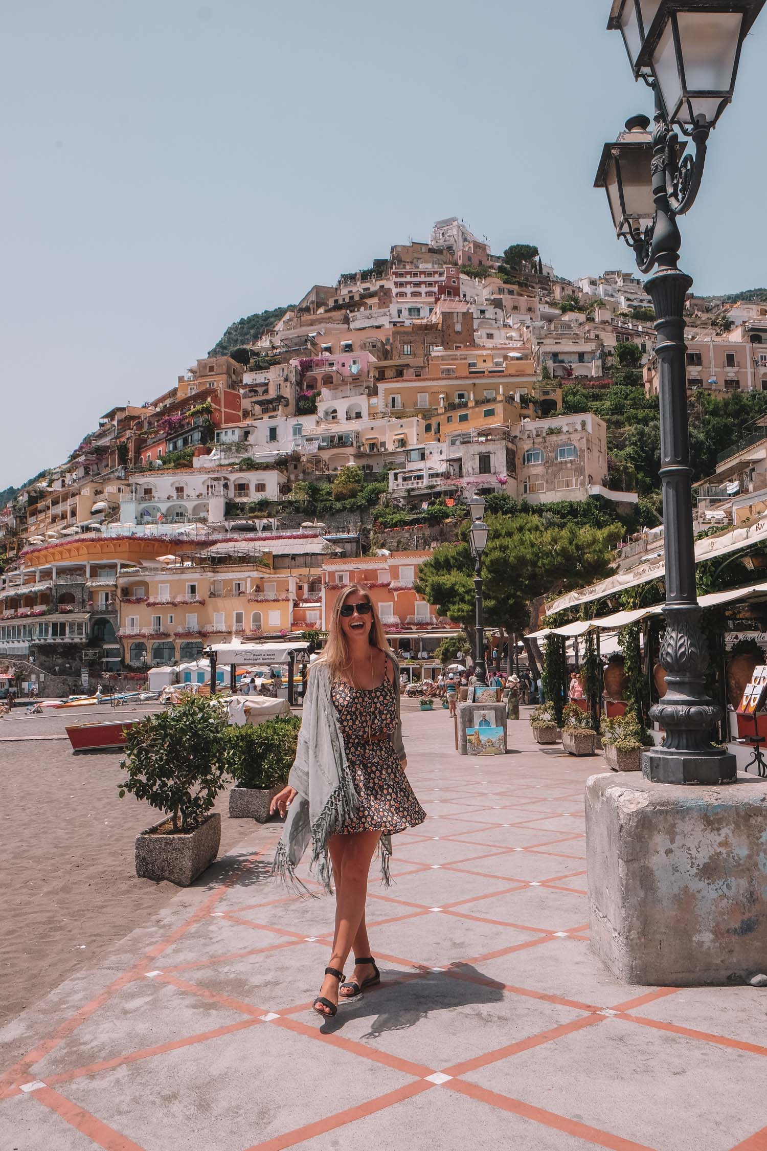 Blonde à Positano