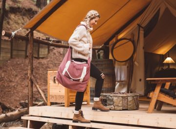 Glamping with the Perfect Weekender Bag