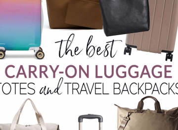 The Best Carry On Luggage, Totes and Travel Backpacks