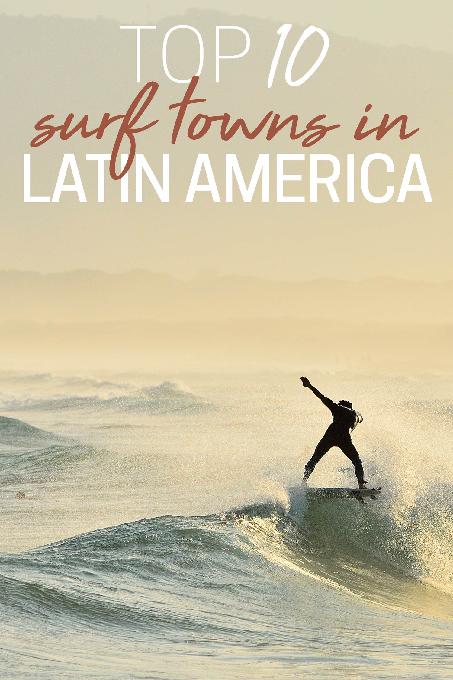 Top 10 surffikaupunkia Latinalaisessa Amerikassa