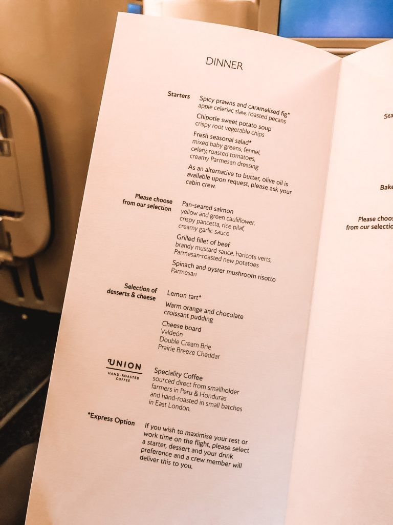 British Airways Club World Business Class from London to San Diego
