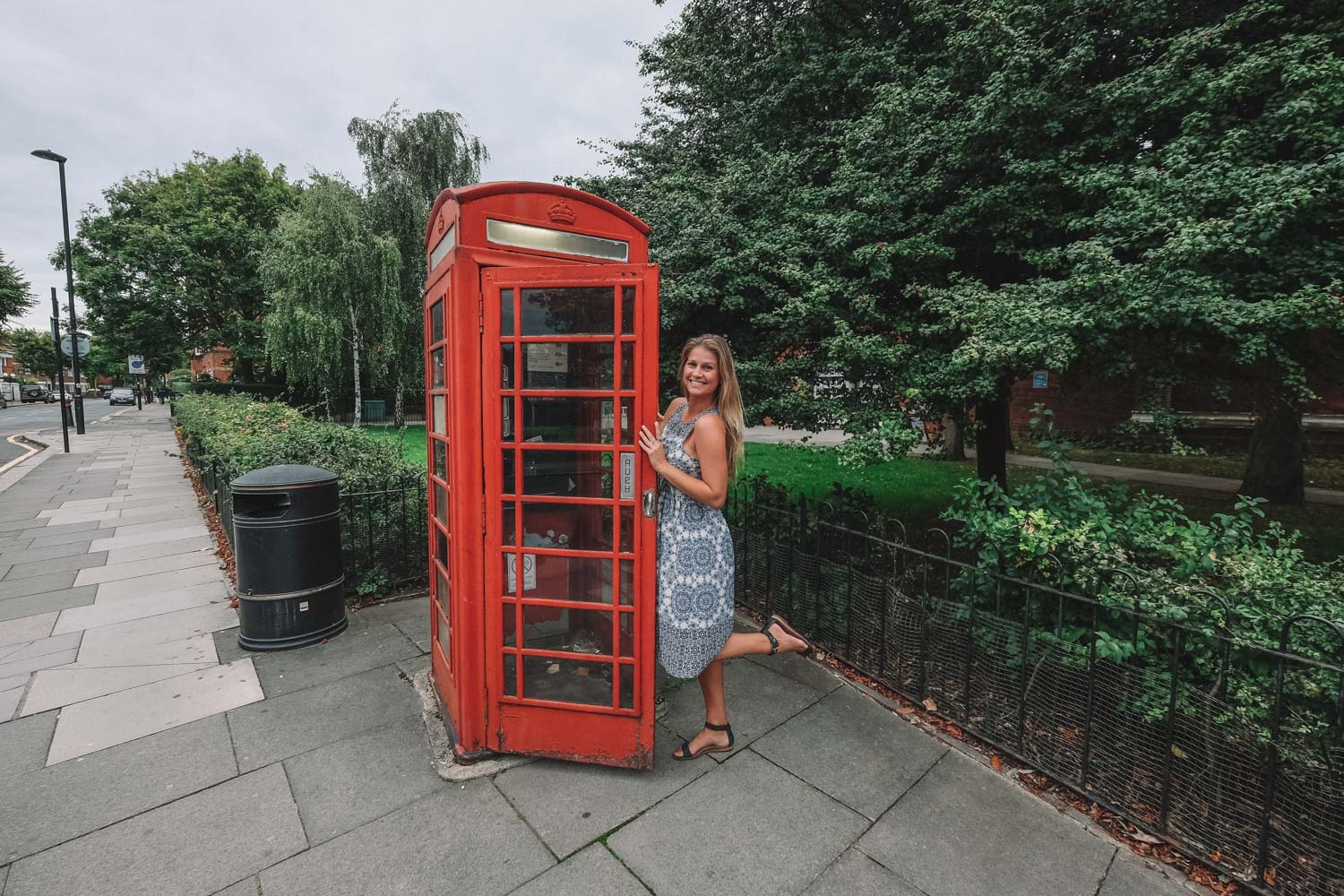 Blond in Londen