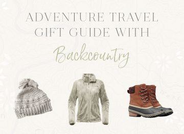 Adventure Travel Gift Guide with Backcountry