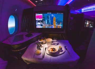 Qatar Airways Q Suites Business Class A350 Flight Review