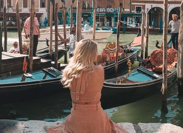 Travel Burnout Blonde Girl Venice