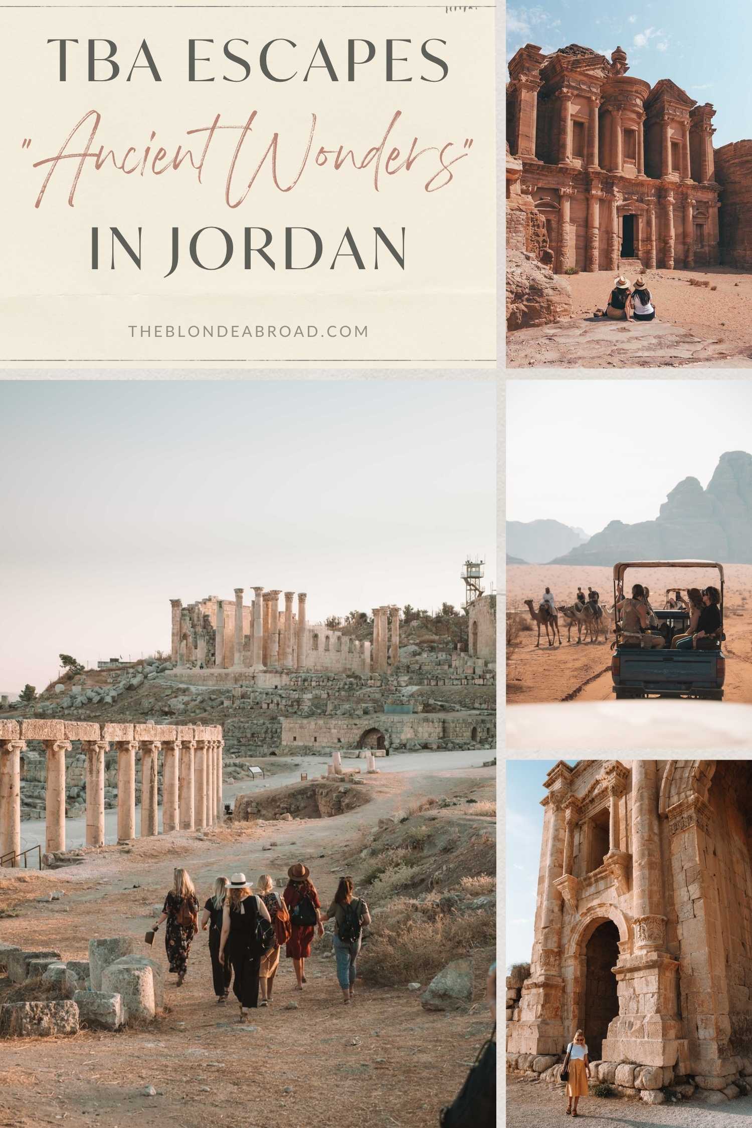 Highlights From The TBA Escapes Jordan Ancient Wonders Tour