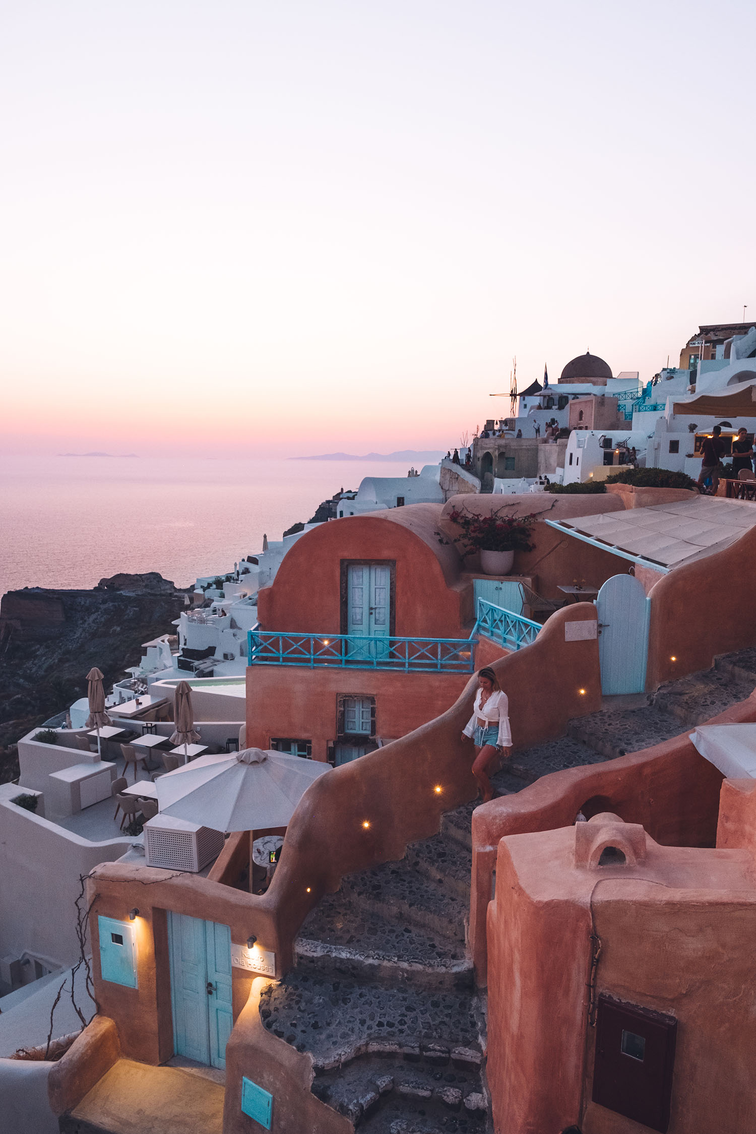 santorini Greece sunset