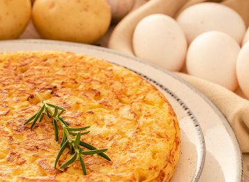 Recipe Around the World Tortilla Espanola Spanish Omelette