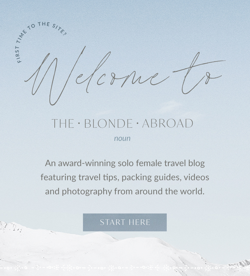 An award-winning solo female travel blog featuring travel tips, packing guides, videos and photography from around the world.