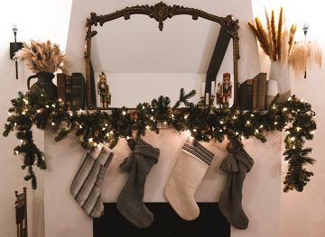 christmas fireplace