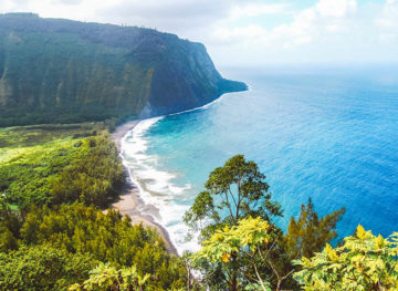 Waipio Valley Scenic View Big Island Hawaii