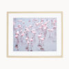 Namibia Flamingos Art Print