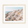 Santorini Landscape Art Print