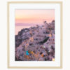 Santorini Sunset Art Print
