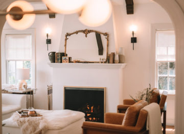 Boho Mid Century Modern Living Room