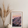 Santorini Sunset Art Print