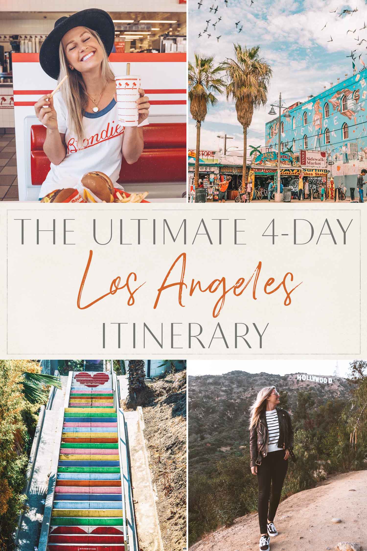 los angeles tourist itinerary