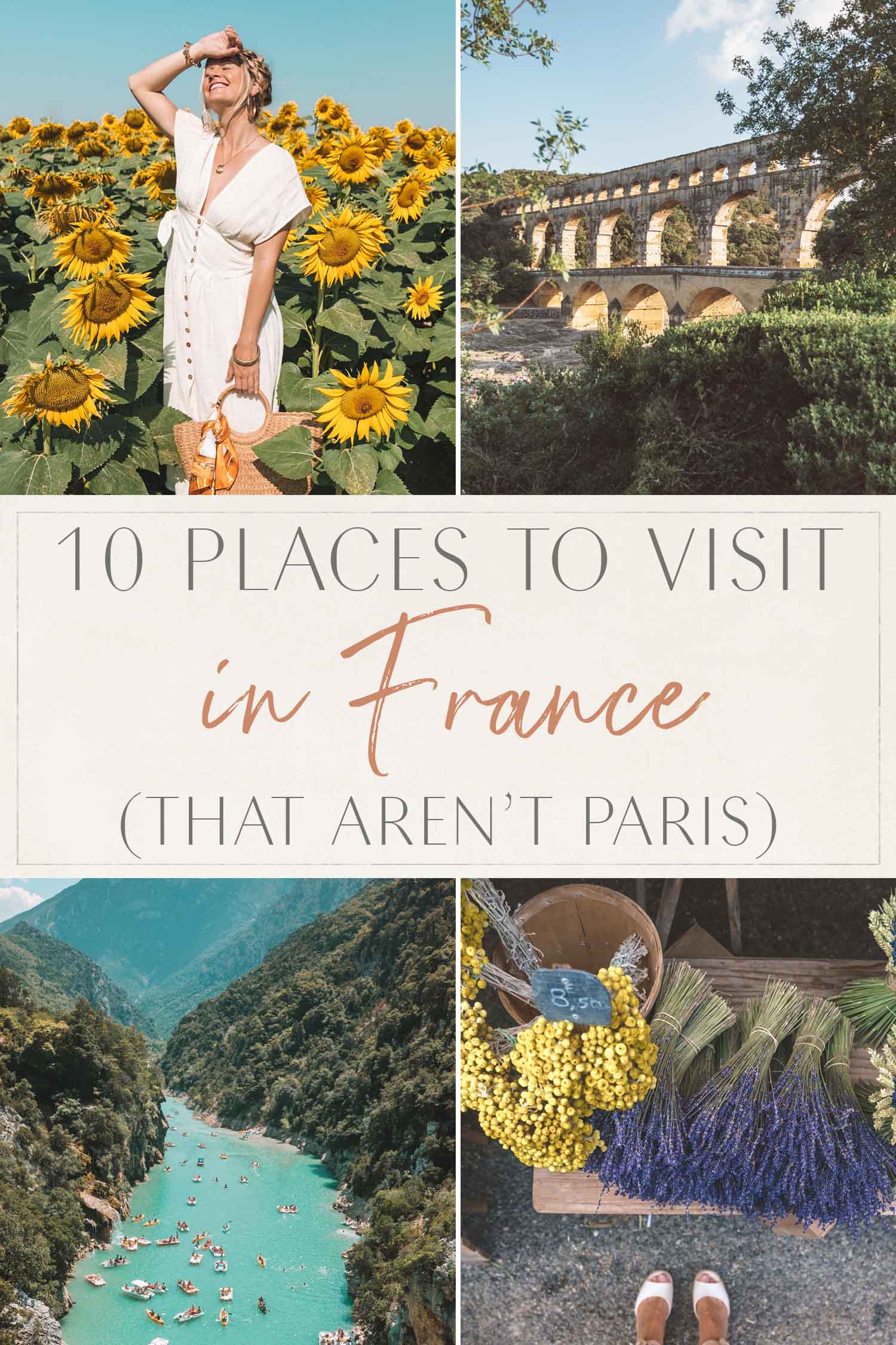 10 lugares para ir a Francia en lugar de París