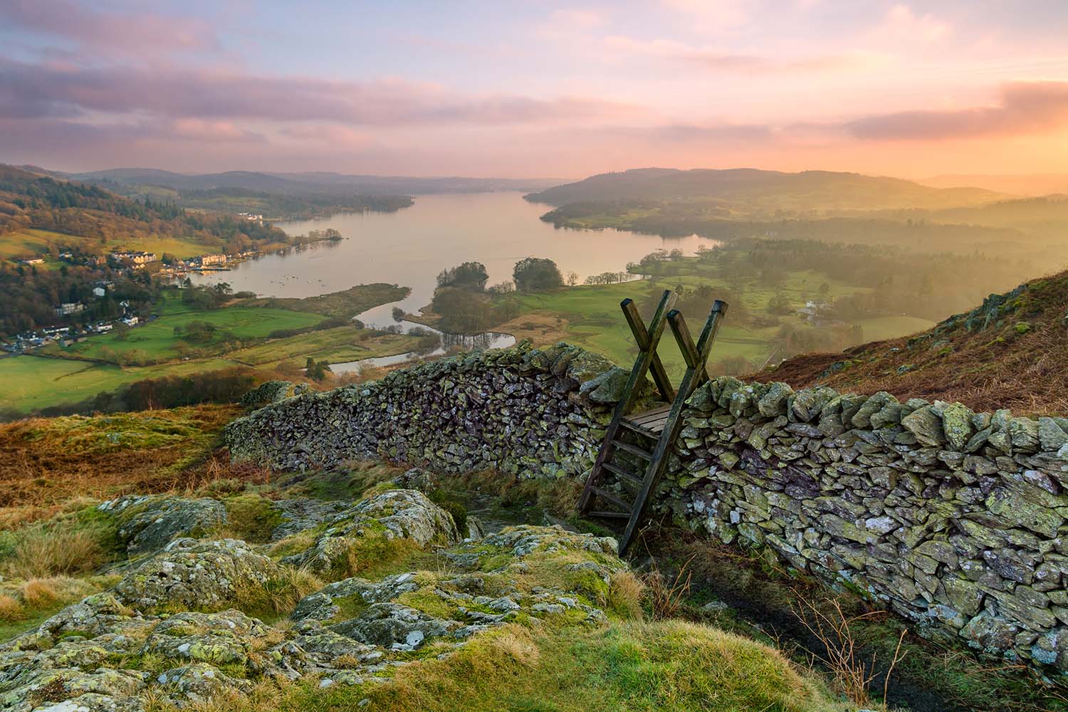 Windermere in the Lake District England