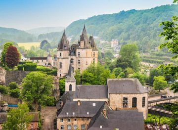 Belgian City Pink Castle