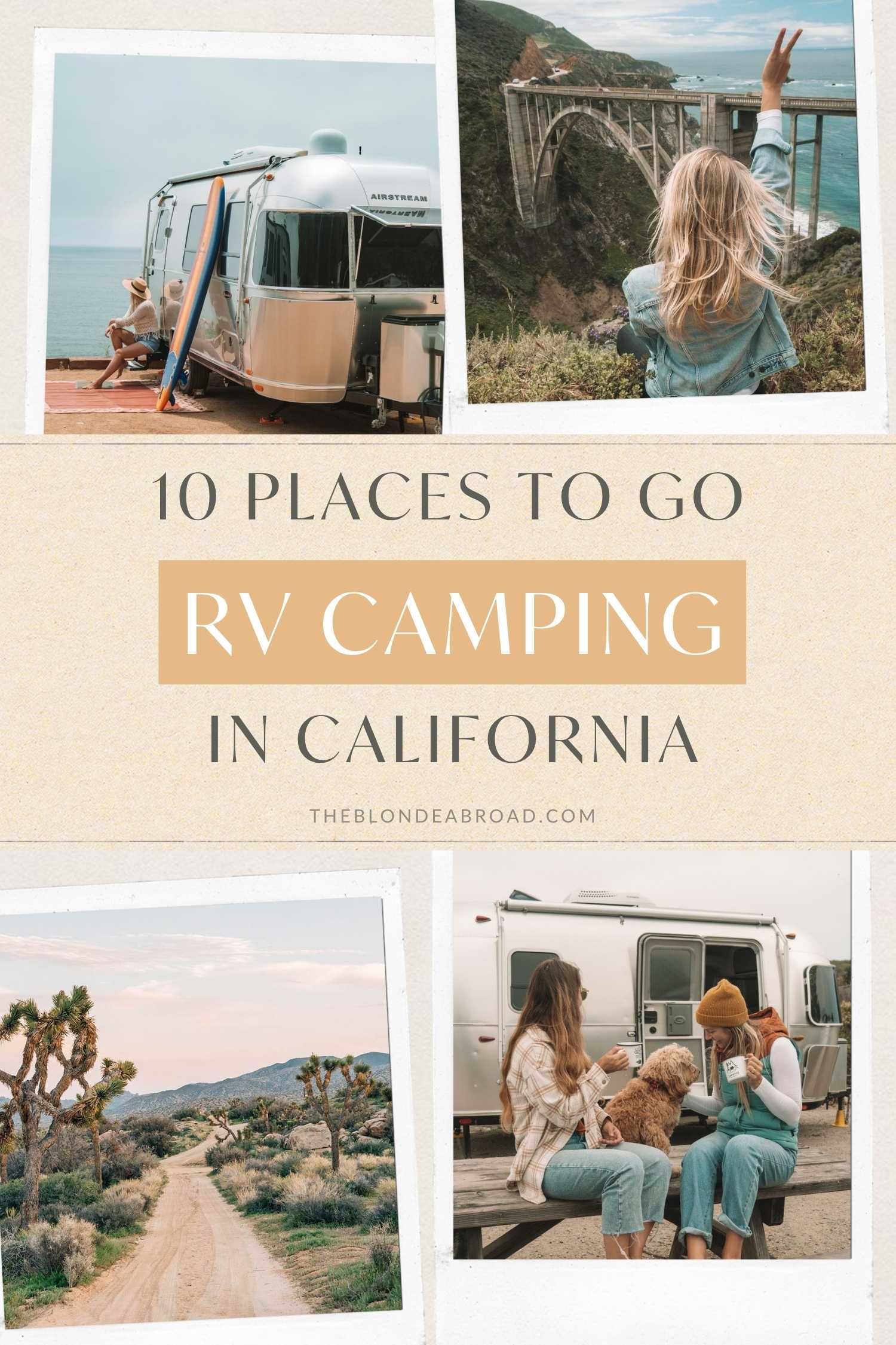 10 Places to Go RV Camping in California